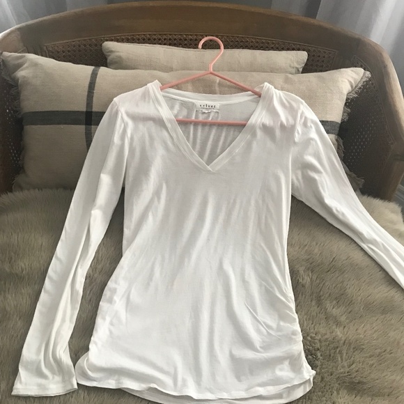 Velvet and Graham Spencer white cotton top - Picture 1 of 2